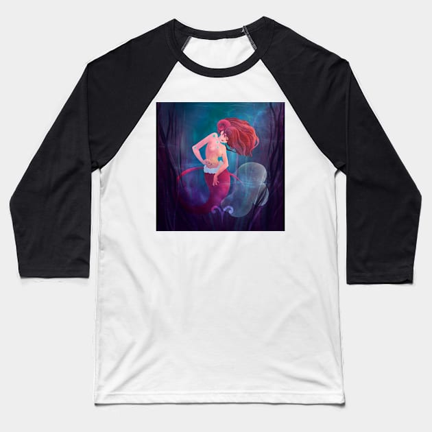 Aries Baseball T-Shirt by lisaspiral